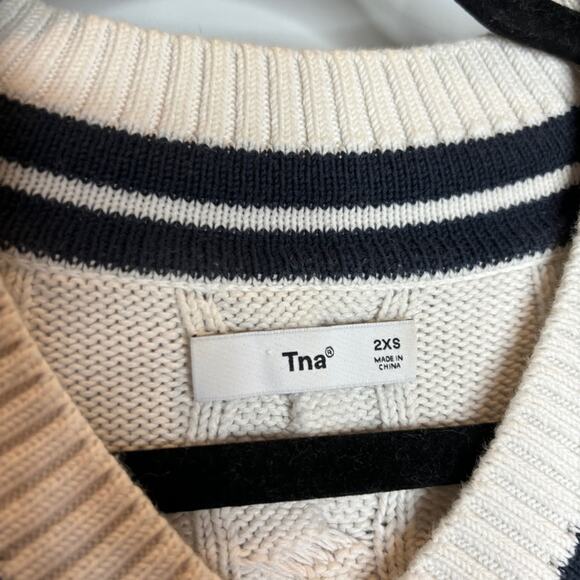 Aritzia TNA Clay Sweater Ribbed Knit - Picture 3 of 10